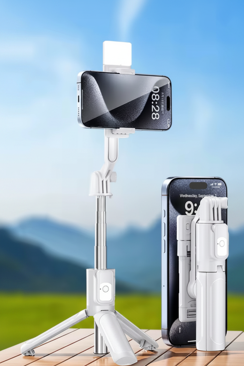 Trépied & Bâton de Selfie Pliable