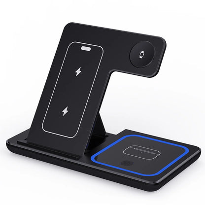 Station de Charge Sans Fil 3-en-1